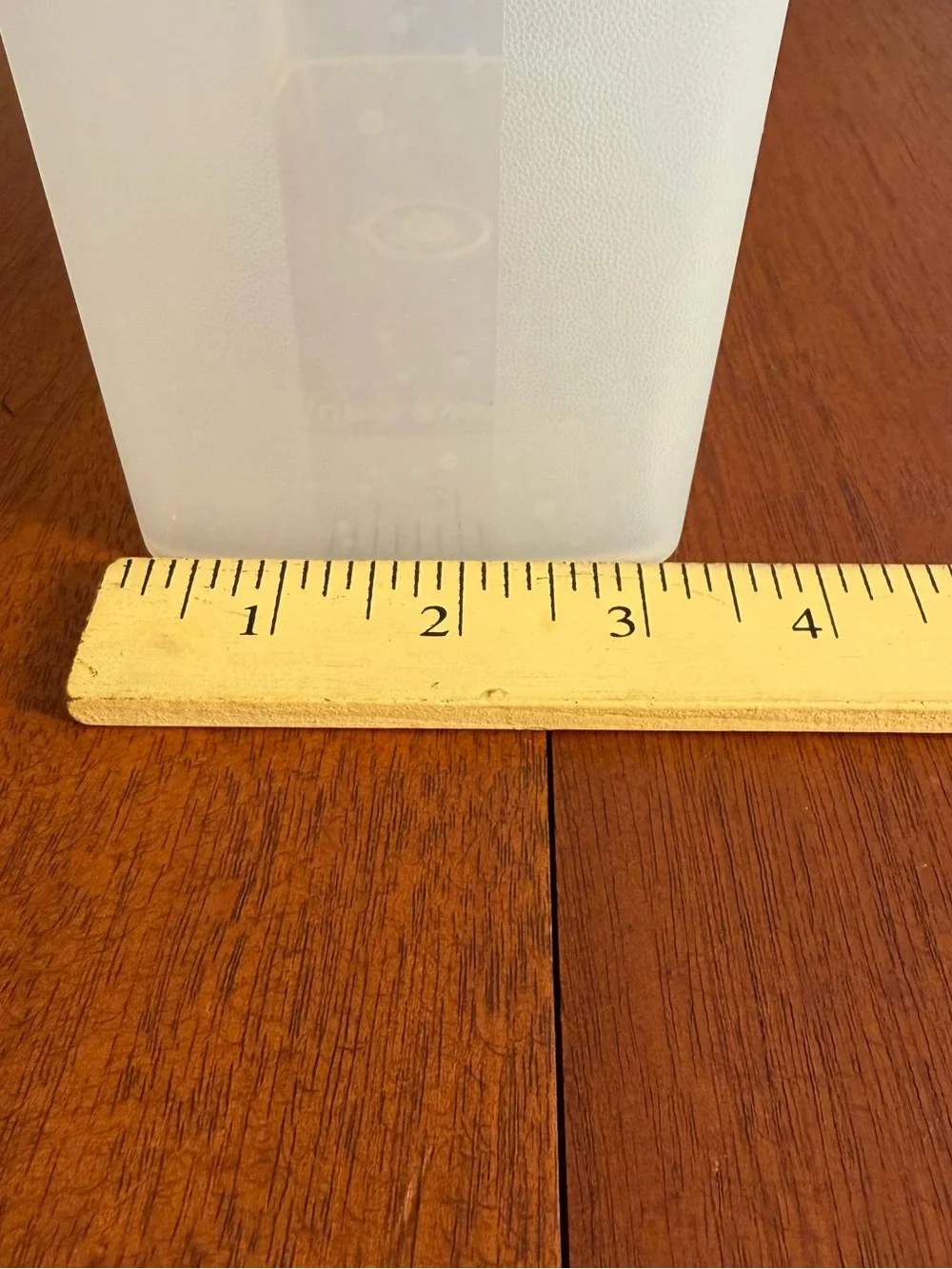Vintage Tupperware Super Serial Keeper 20 Cups Translucent Base Blue Flip Lid